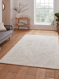 Think Rugs botanical rug Flores cream - British product