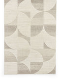 Think Rugs Elio beige modern abstract rug, UK version