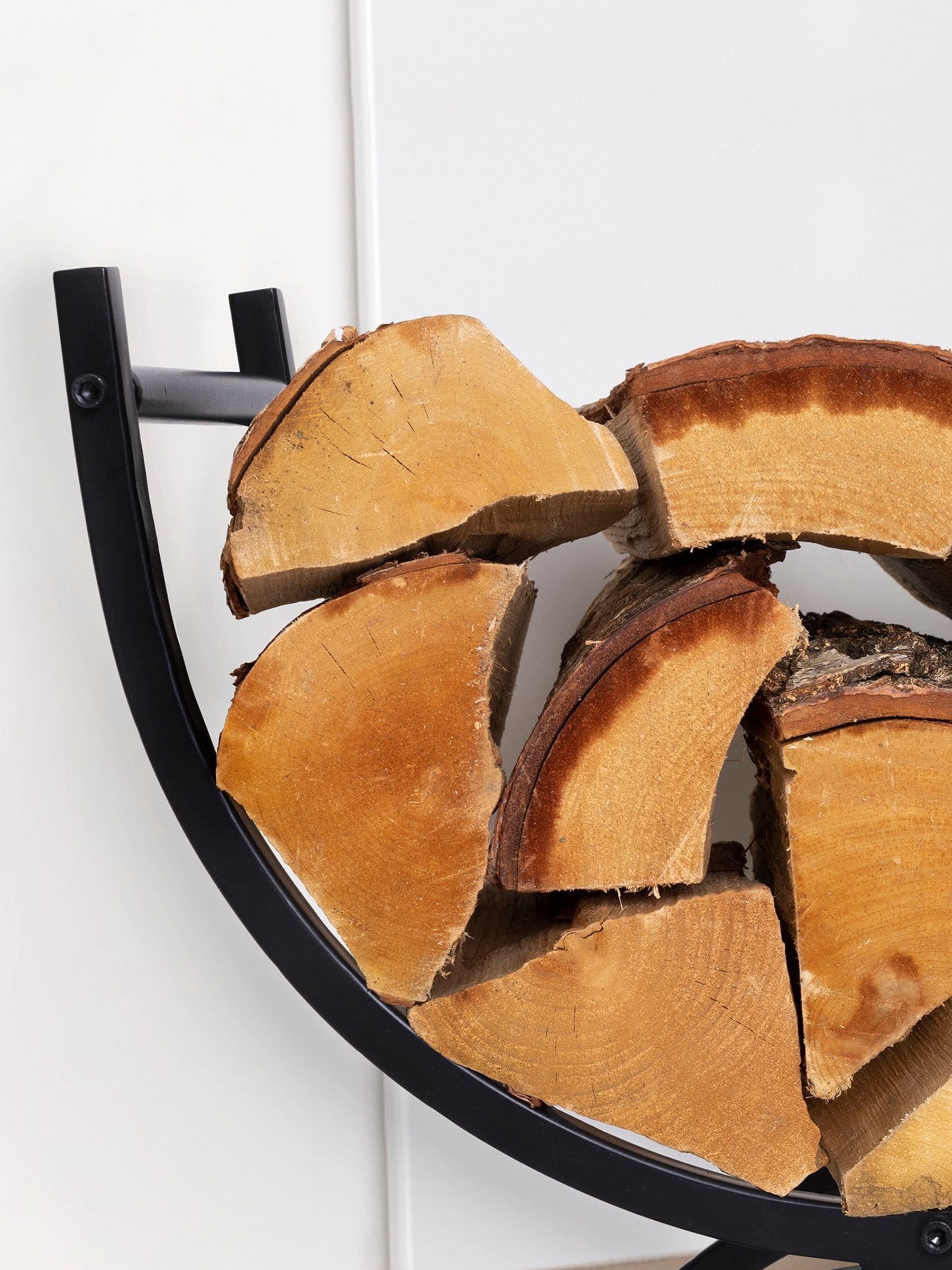 Snug Black Rosewood small log holder (British brand)