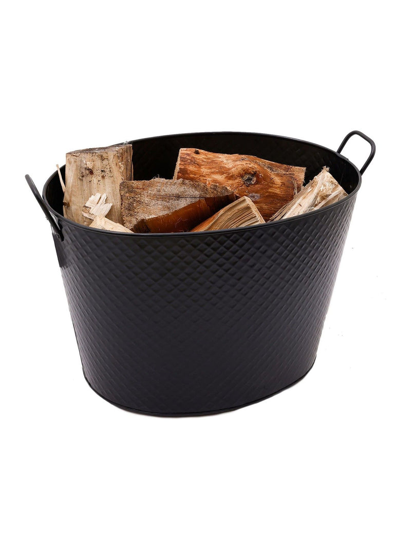 Snug black large willow log bucket set, UK version