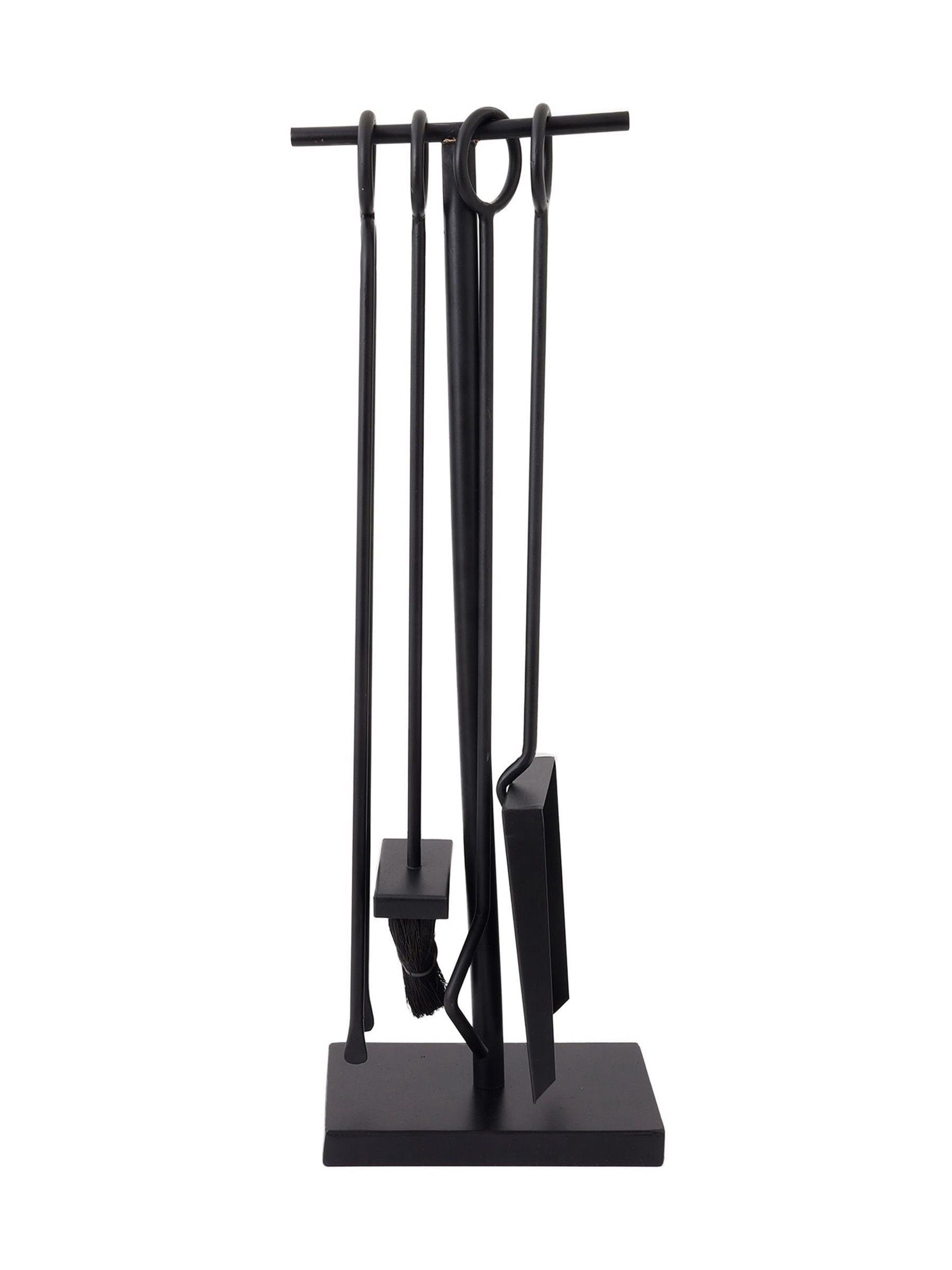 Snug Black Redwood fireside companion set (British brand)