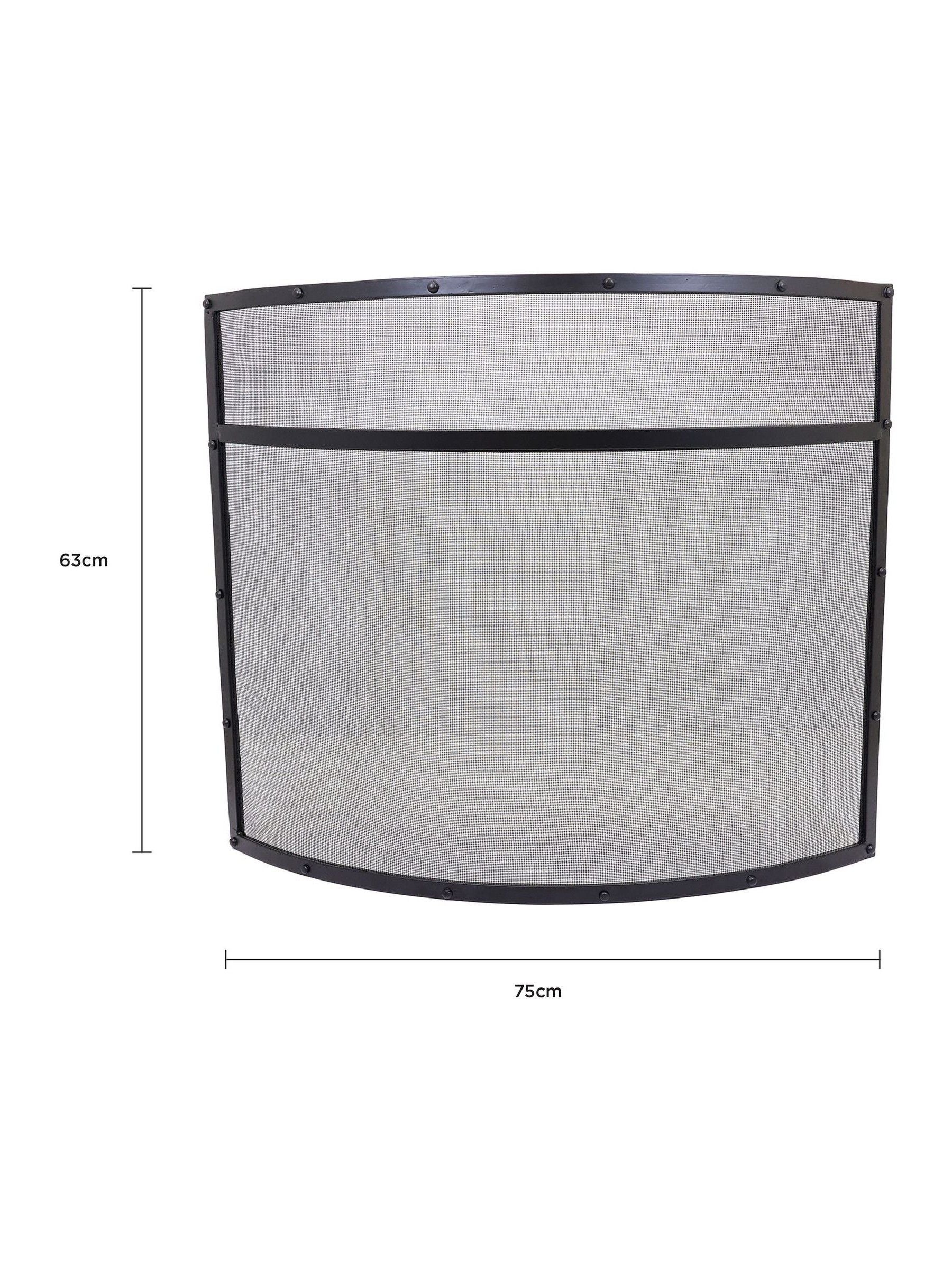 Snug black hornbeam fireguard 63cm (British brand)