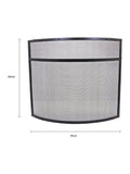 Snug black hornbeam fireguard 63cm (British brand)