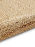 Think Rugs jute rug Natural Savannah Scallop, imported from the UK