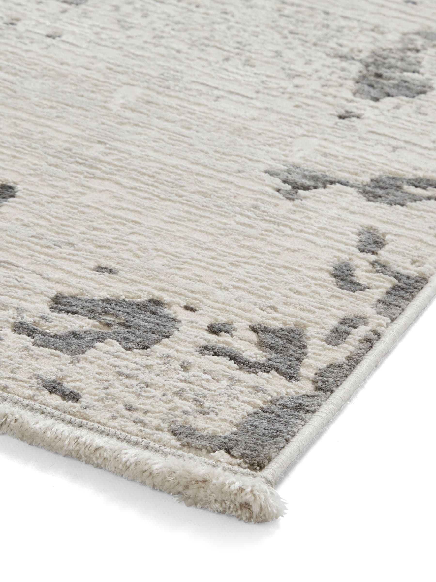 Think Rugs Grey Mirage MR93 modern abstract rug, UK version
