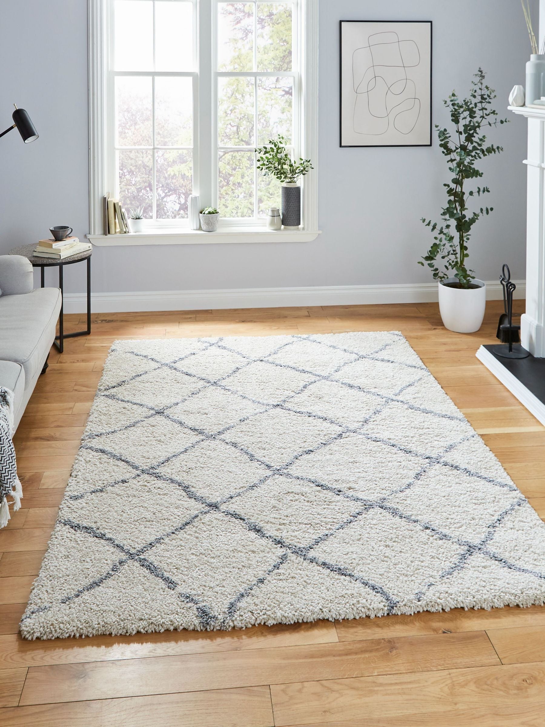 Think Rugs Cream Scandi Berber Rug