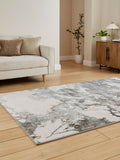 Think Rugs Silver Tidal TL68C modern abstract rug (British brand)