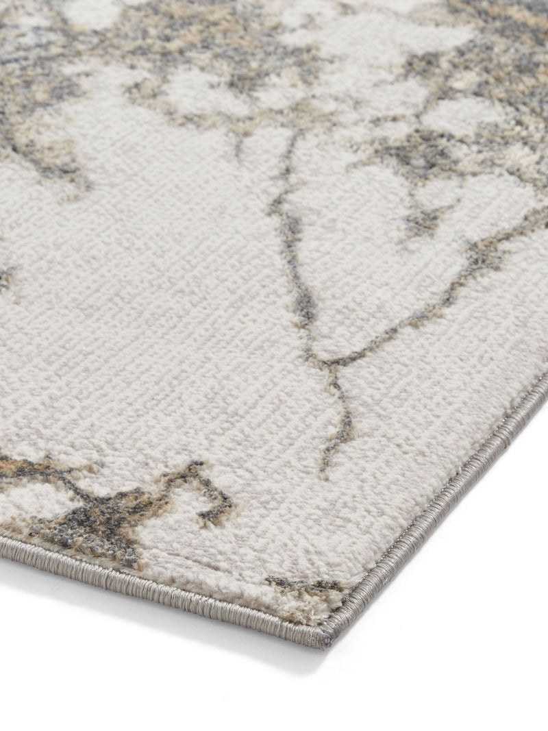 Think Rugs Silver Tidal TL68C modern abstract rug (British brand)
