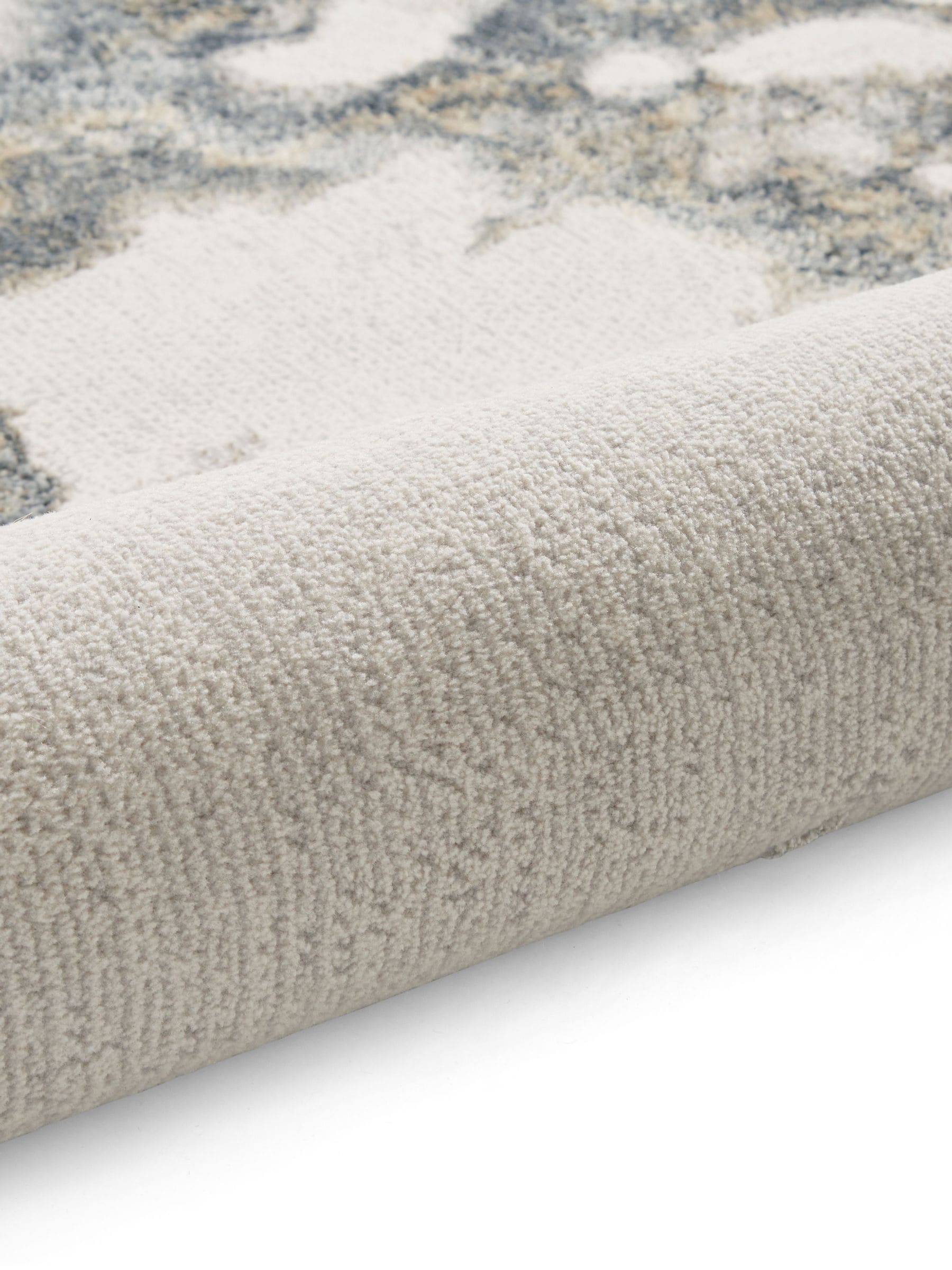 Think Rugs Silver Tidal TL68C modern abstract rug (British brand)