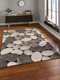 Think Rugs Woodland rug cream polypropylene design - British product