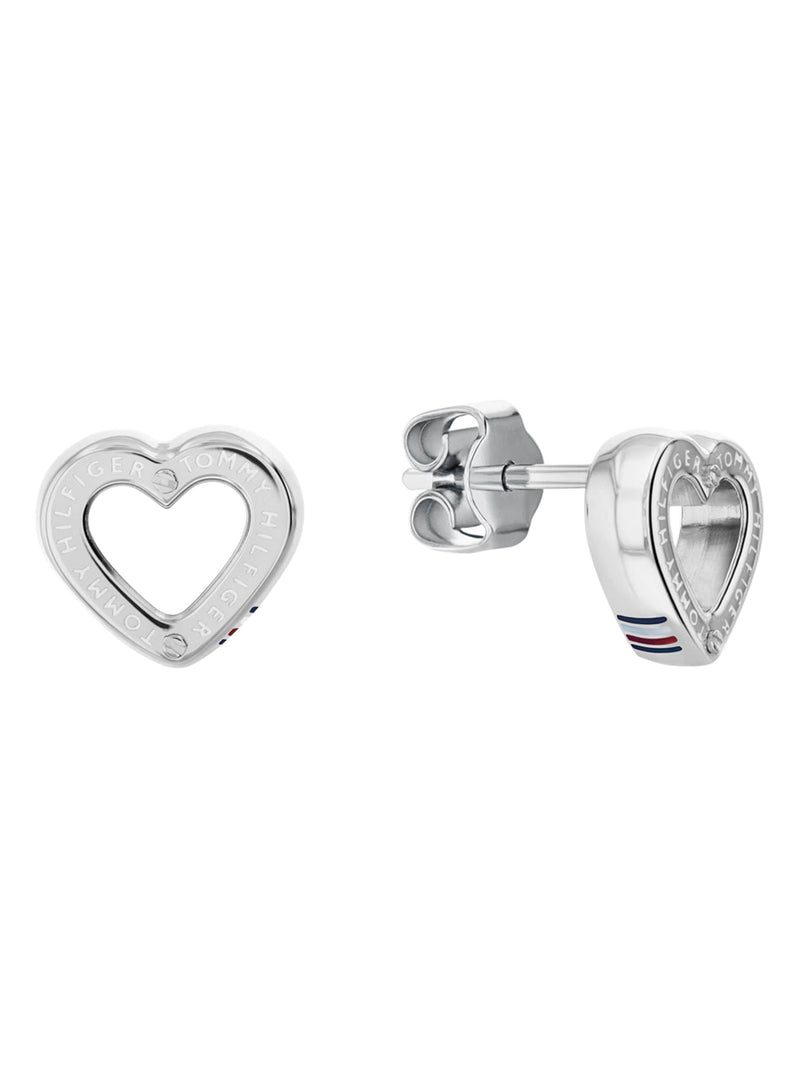 Tommy Hilfiger heart stud earrings stainless steel, UK version