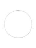 Dinny Hall sterling silver folded heart chain necklace, UK version