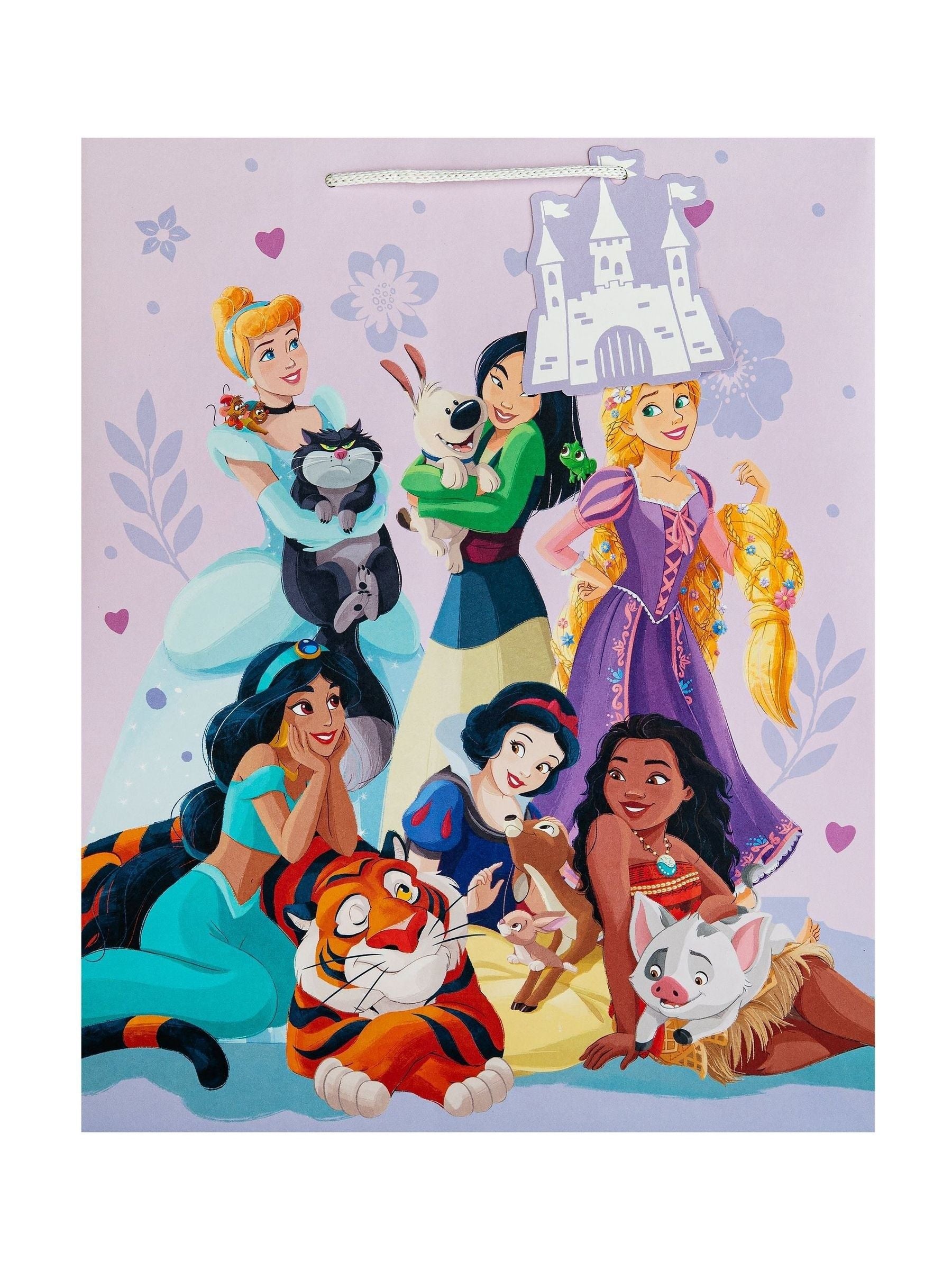 Hallmark purple Disney Princess large gift bags, UK version