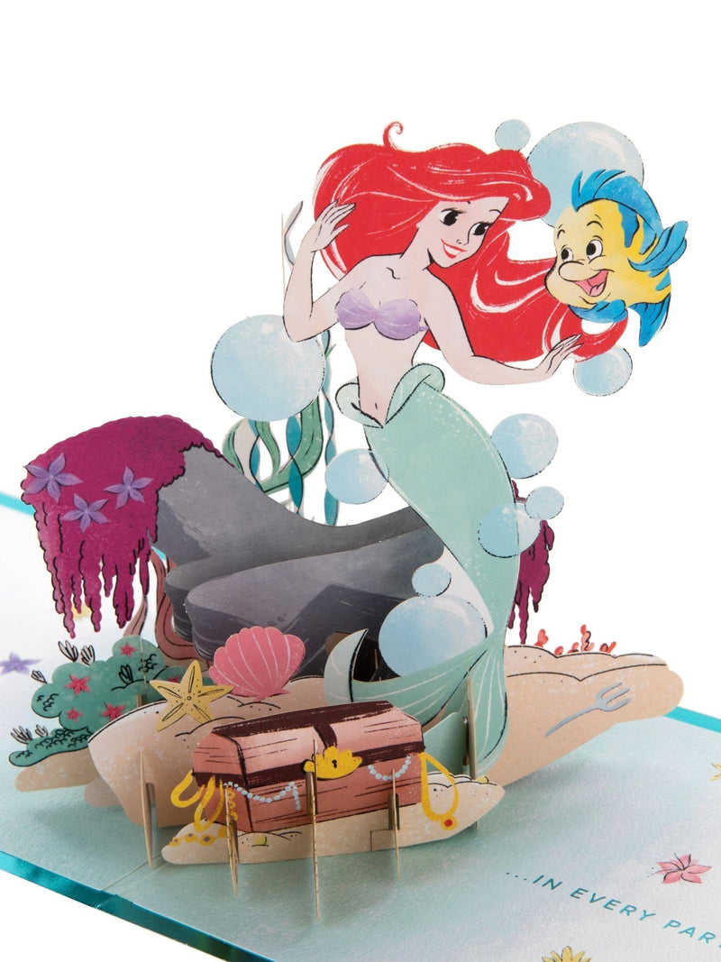 Hallmark Disney The Little Mermaid pop-up greeting card, imported from the UK