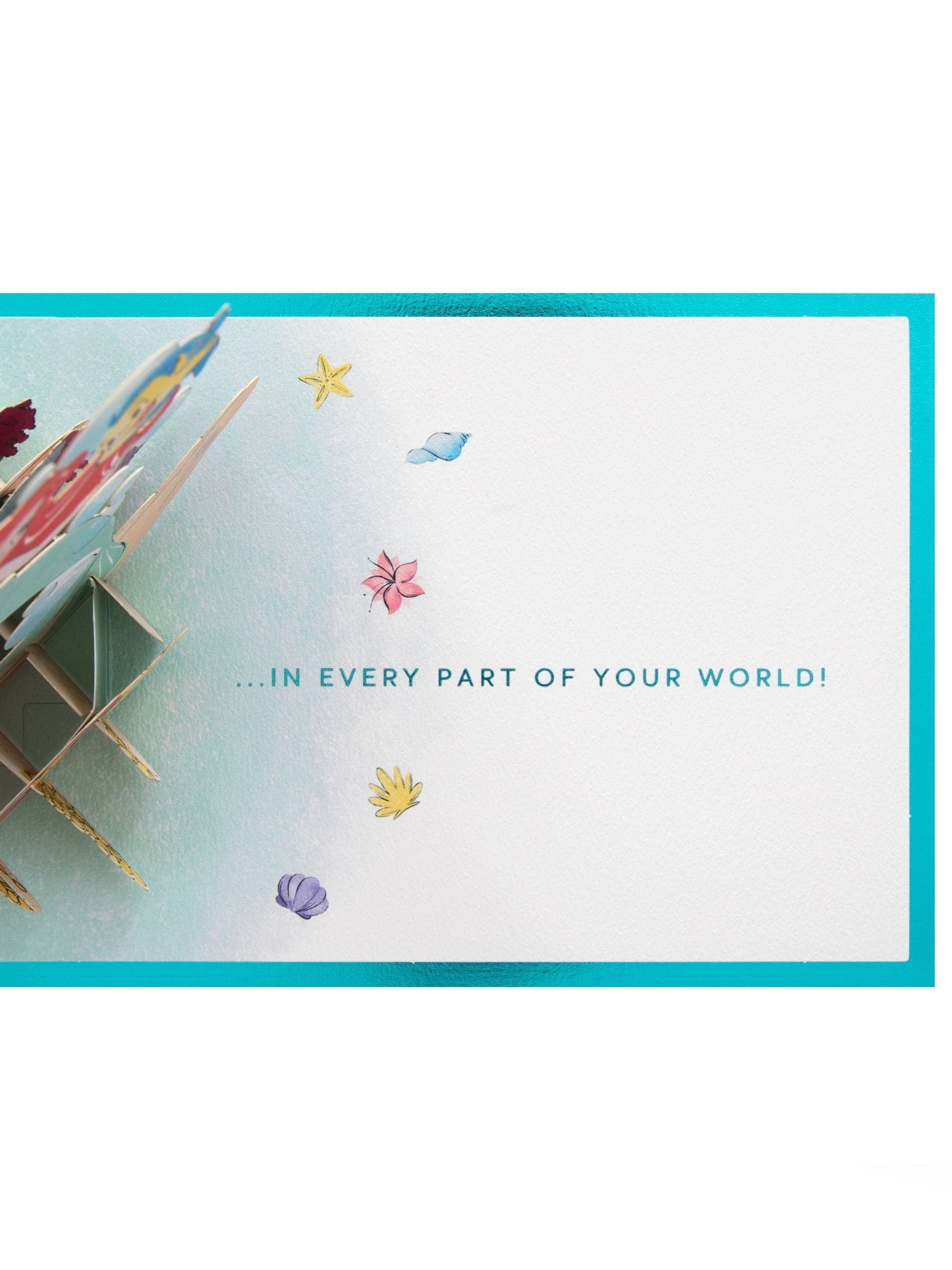 Hallmark Disney The Little Mermaid pop-up greeting card, imported from the UK