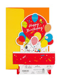 Hallmark Snoopy pop-up musical birthday card (British brand)