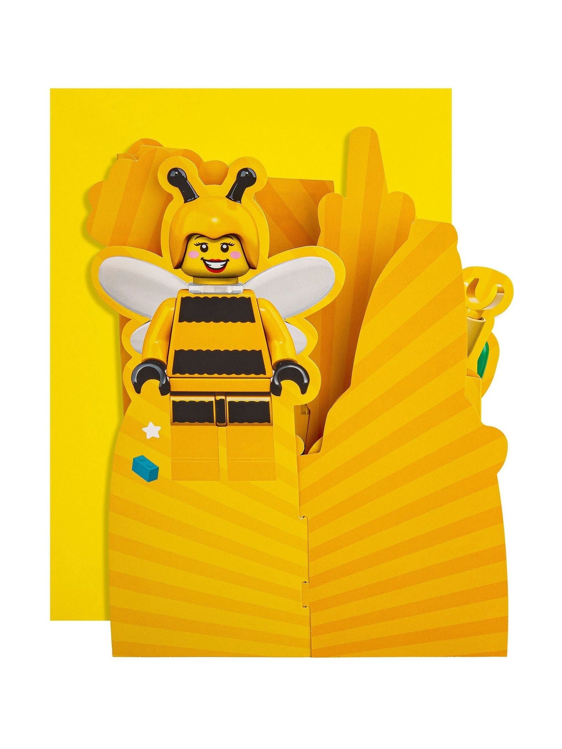Hallmark LEGO 3D pop-up birthday card, imported from the UK