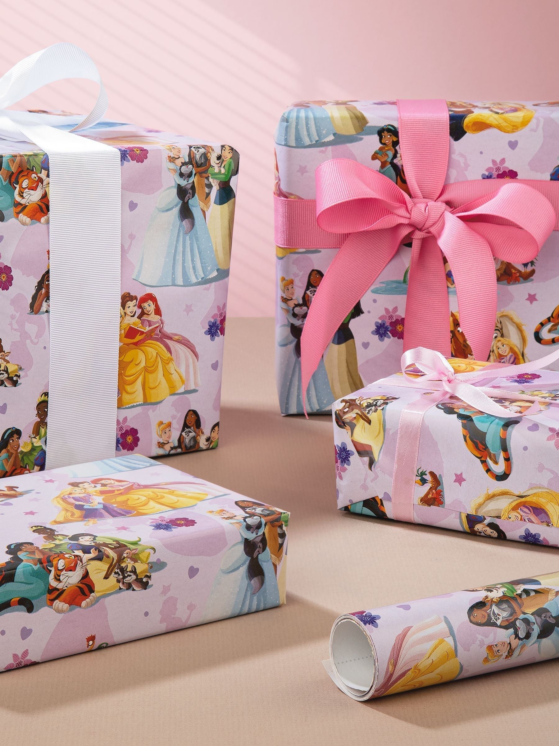 Hallmark Disney Princess wrapping paper 3 rolls, UK version