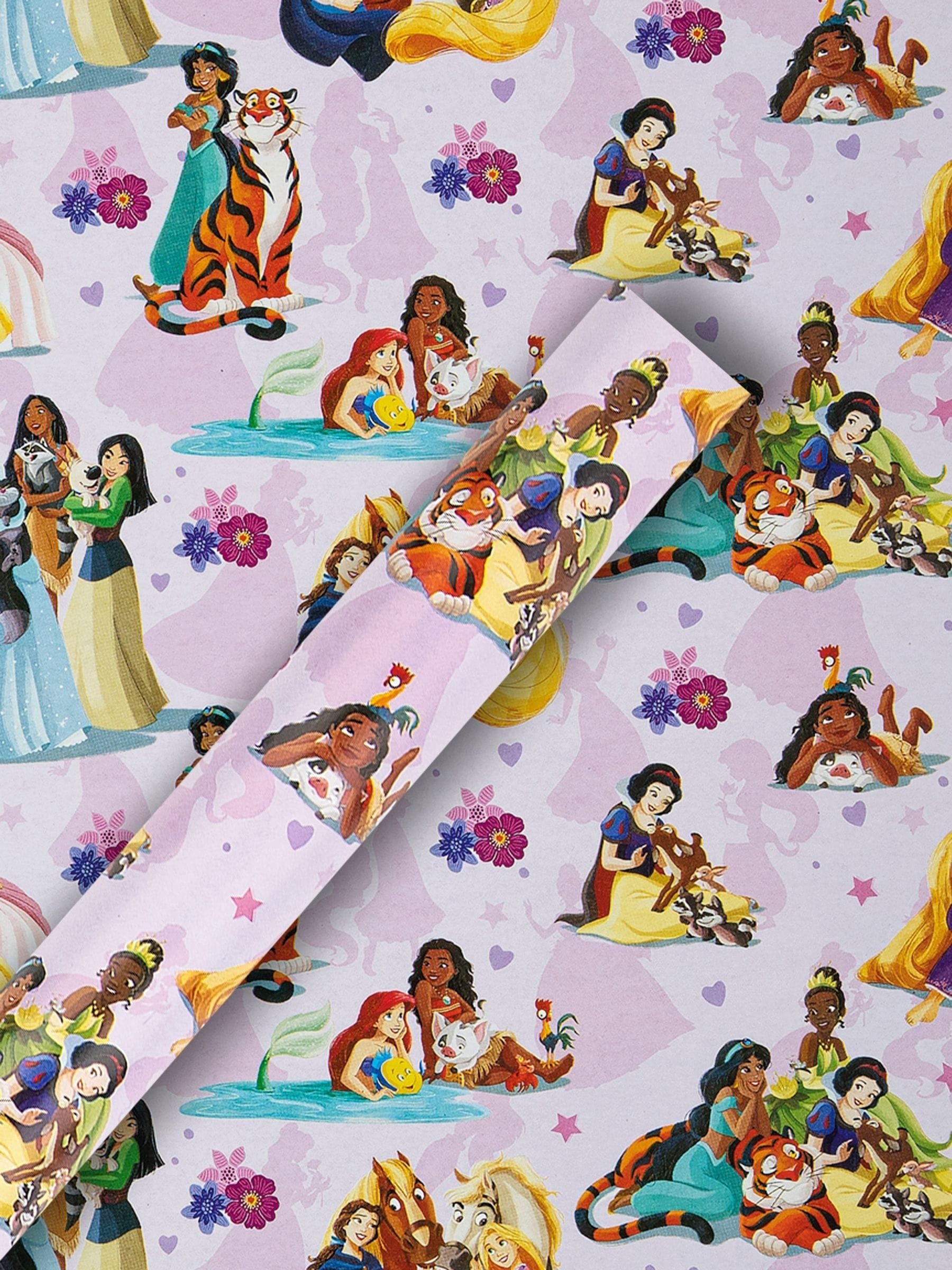 Hallmark Disney Princess wrapping paper 3 rolls, UK version