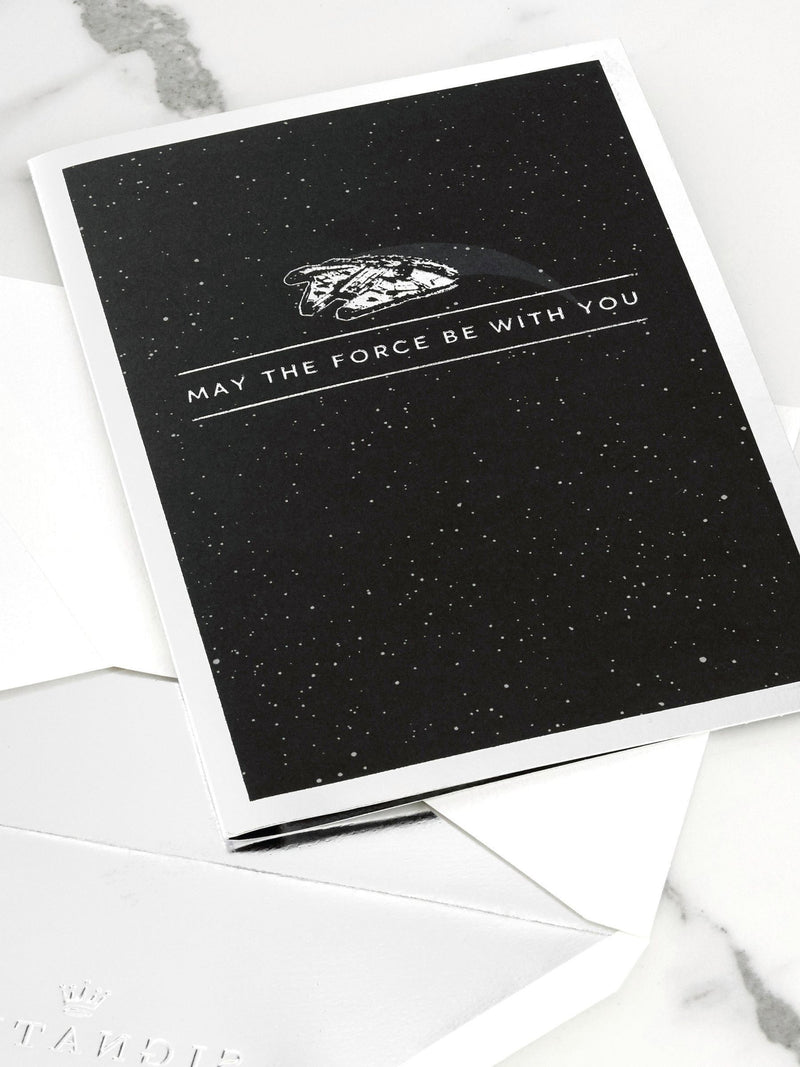 Hallmark Star Wars Millennium Falcon pop-up card - British product