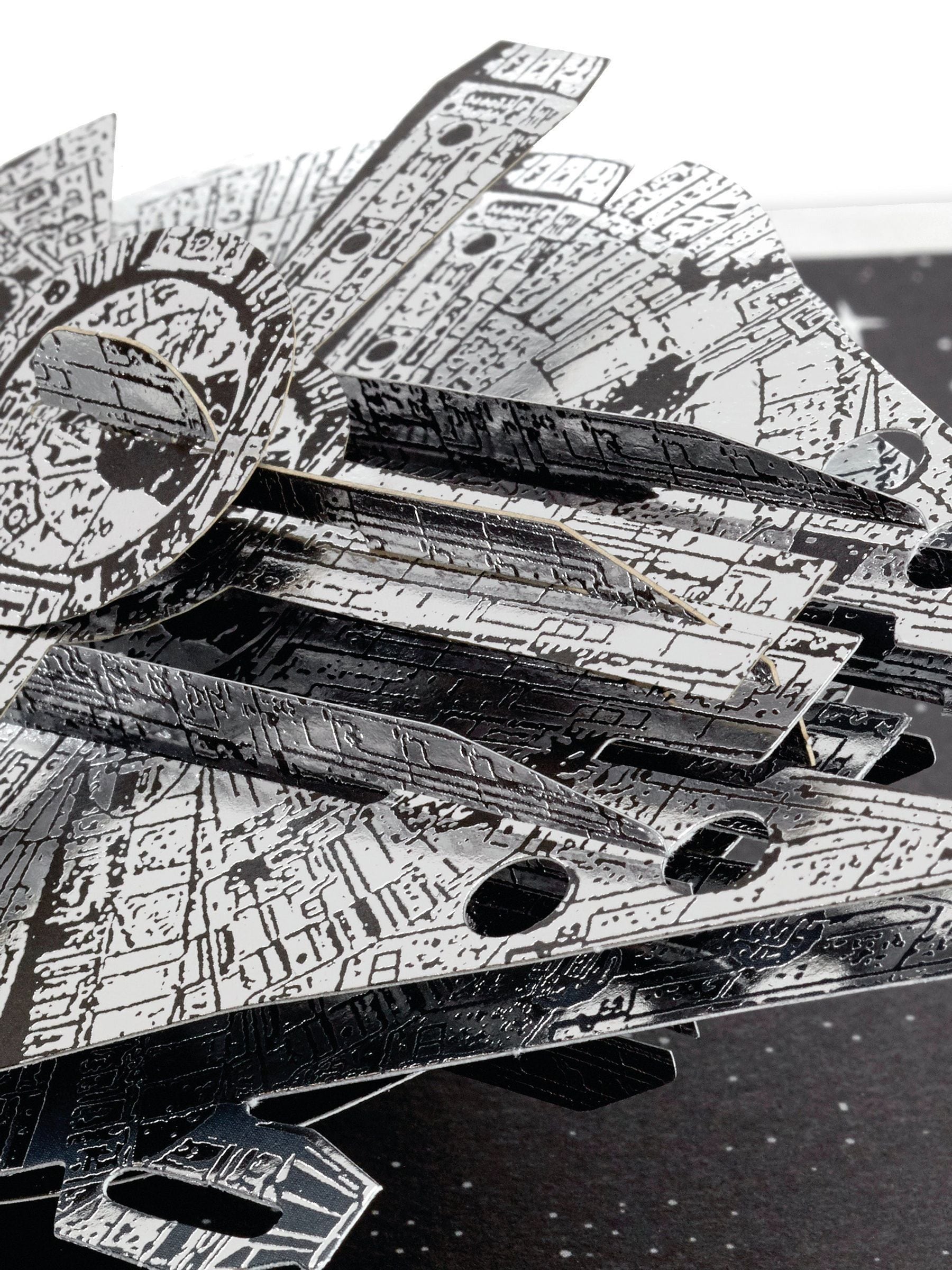 Hallmark Star Wars Millennium Falcon pop-up card - British product