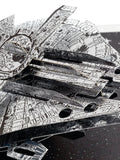 Hallmark Star Wars Millennium Falcon pop-up card - British product