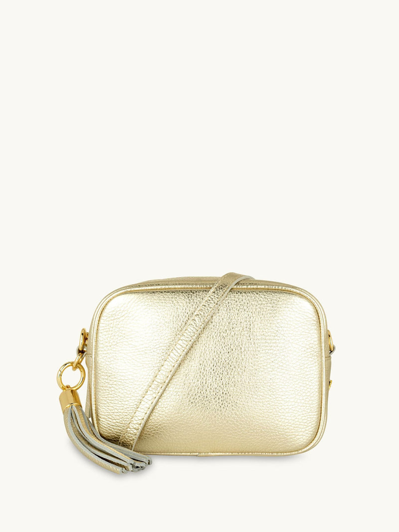 Apatchy Gold The Tassel Leather Cross-Body Bag