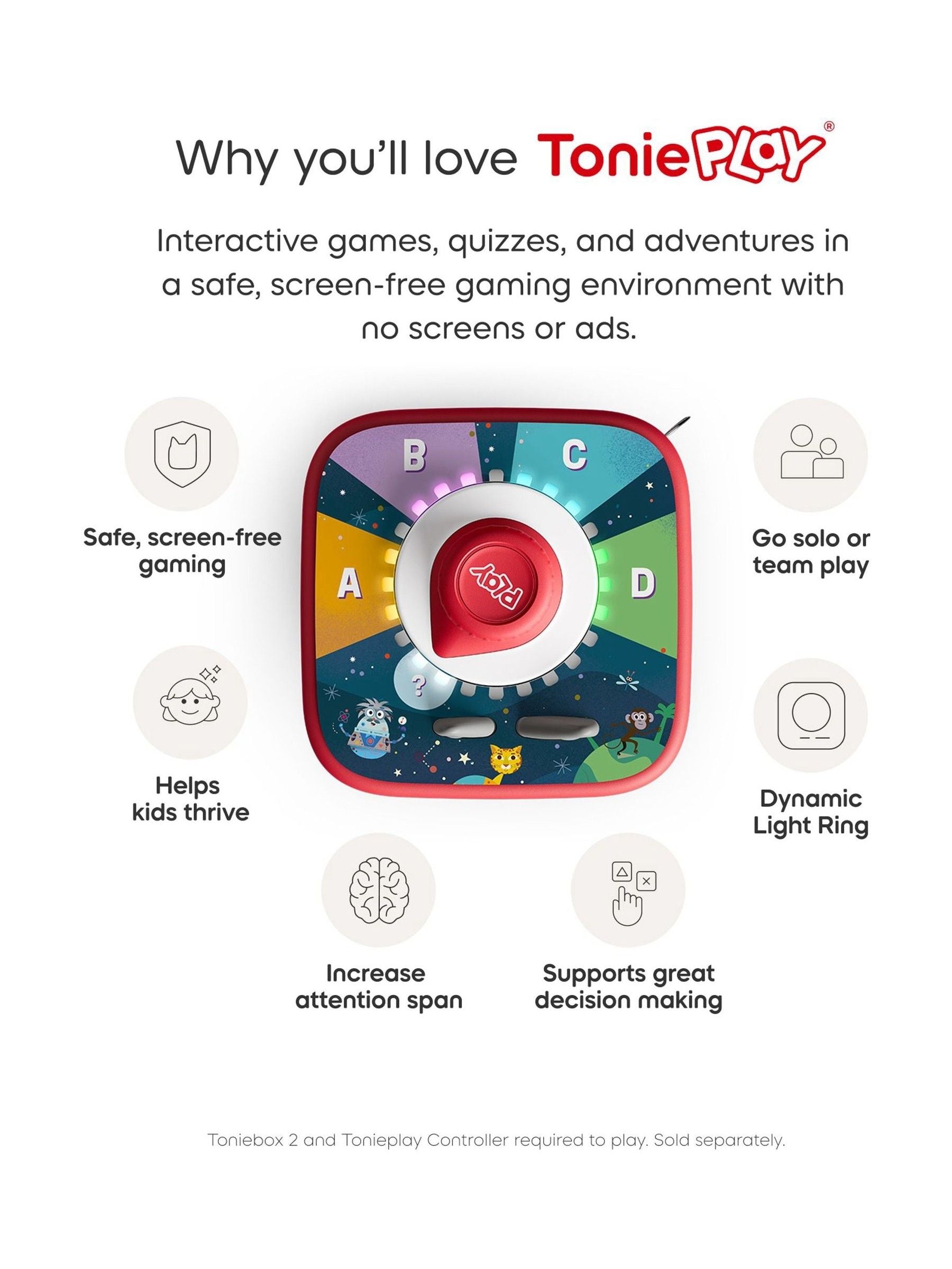 Tonies Quizzles All About Animals Tonieplay game (British brand)
