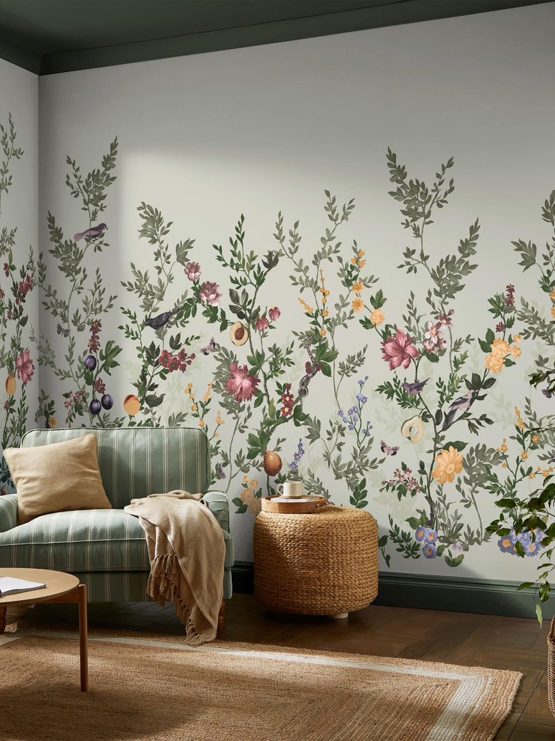 Graham & Brown Allurium Soft Pink mural sample A4 (British brand)