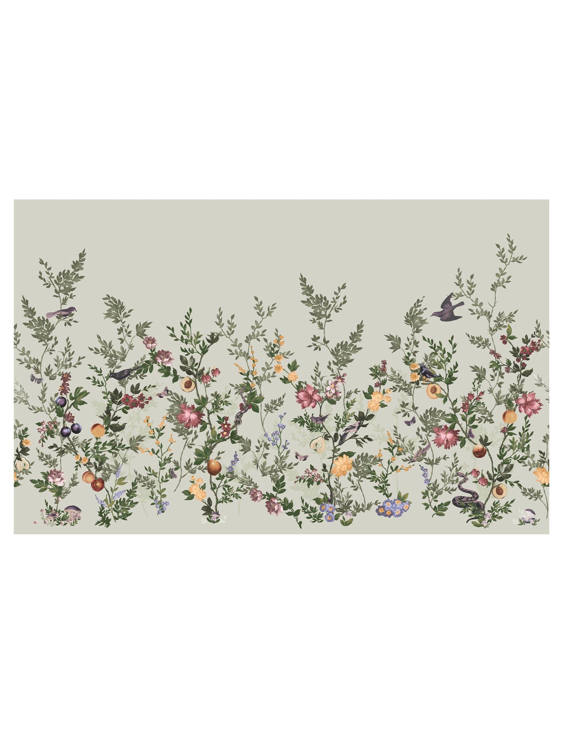 Graham & Brown Allurium Soft Pink mural sample A4 (British brand)
