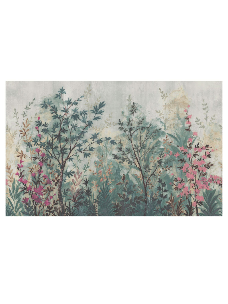 Graham & Brown Forest in Bloom Duck Egg mural sample A4, imported from the UK