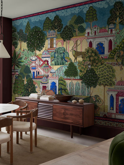 Next Graham & Brown Eternal City Multicolour A4 Mural Sample- Buy online at McGrocer