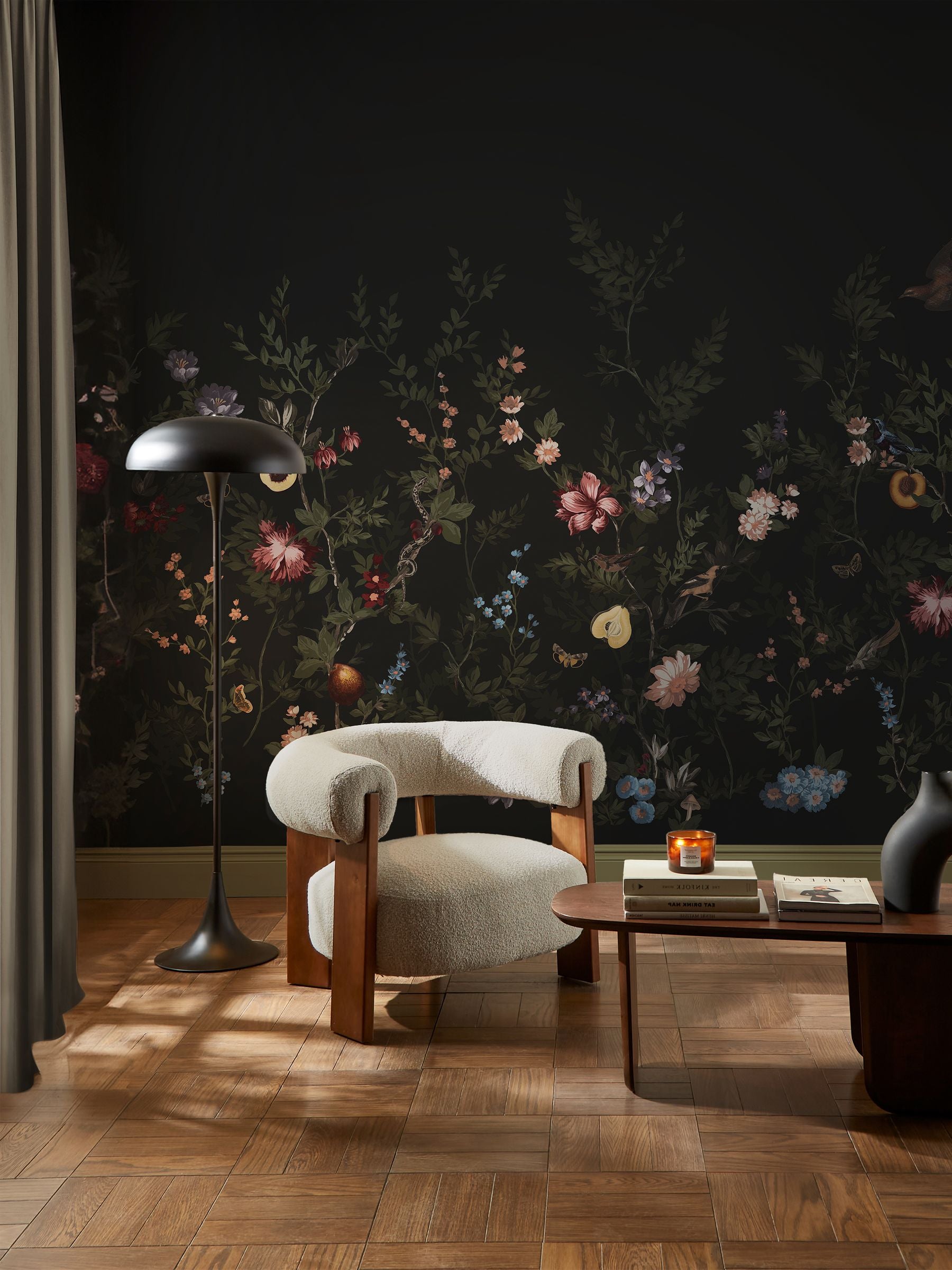 Graham & Brown Allurium Pink Wallpaper Mural Sample (A4)