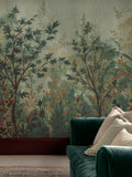 Graham & Brown Forest in Bloom Soft Green A4 Mural Sample