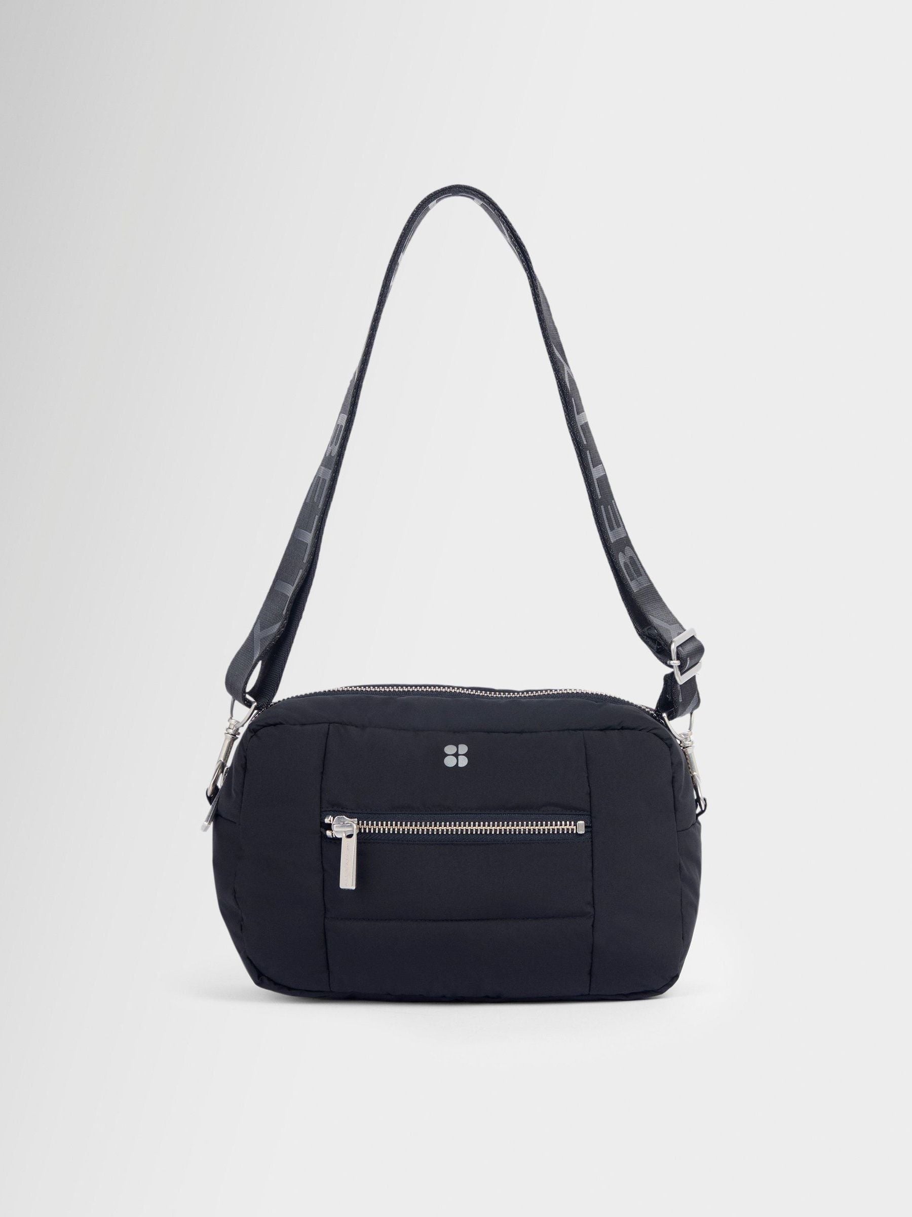 Sweaty Betty Nimbus Roam cross-body bag black (British brand)