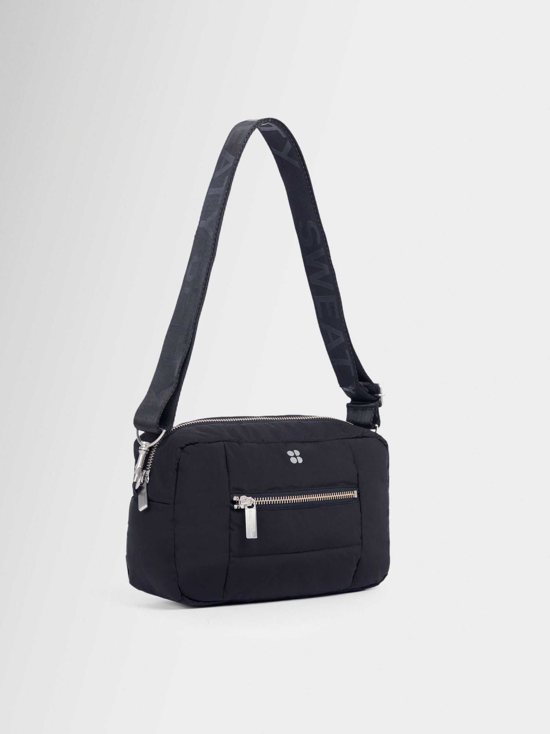 Sweaty Betty Nimbus Roam cross-body bag black (British brand)