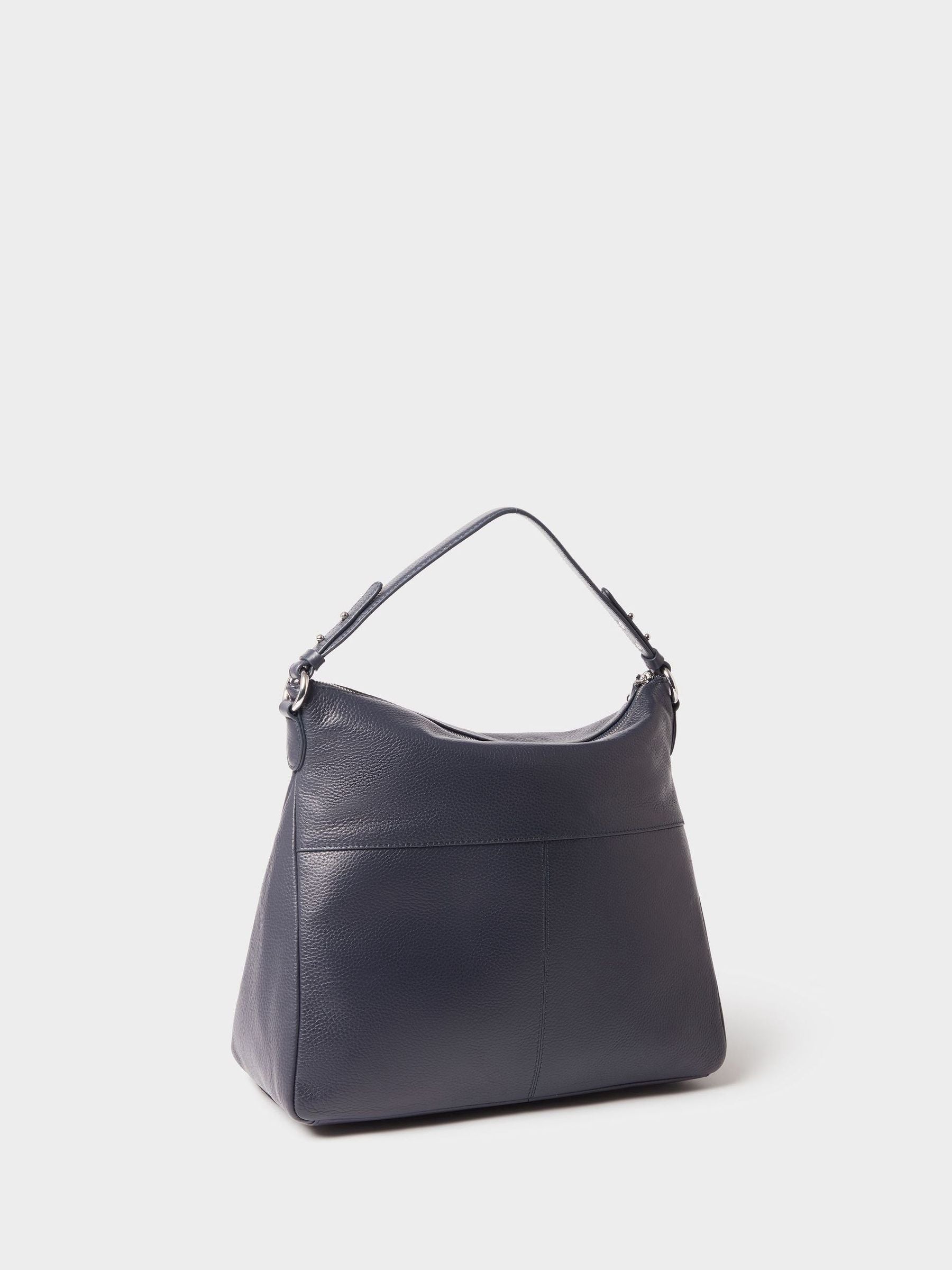Osprey London blue leather hobo bag - British product