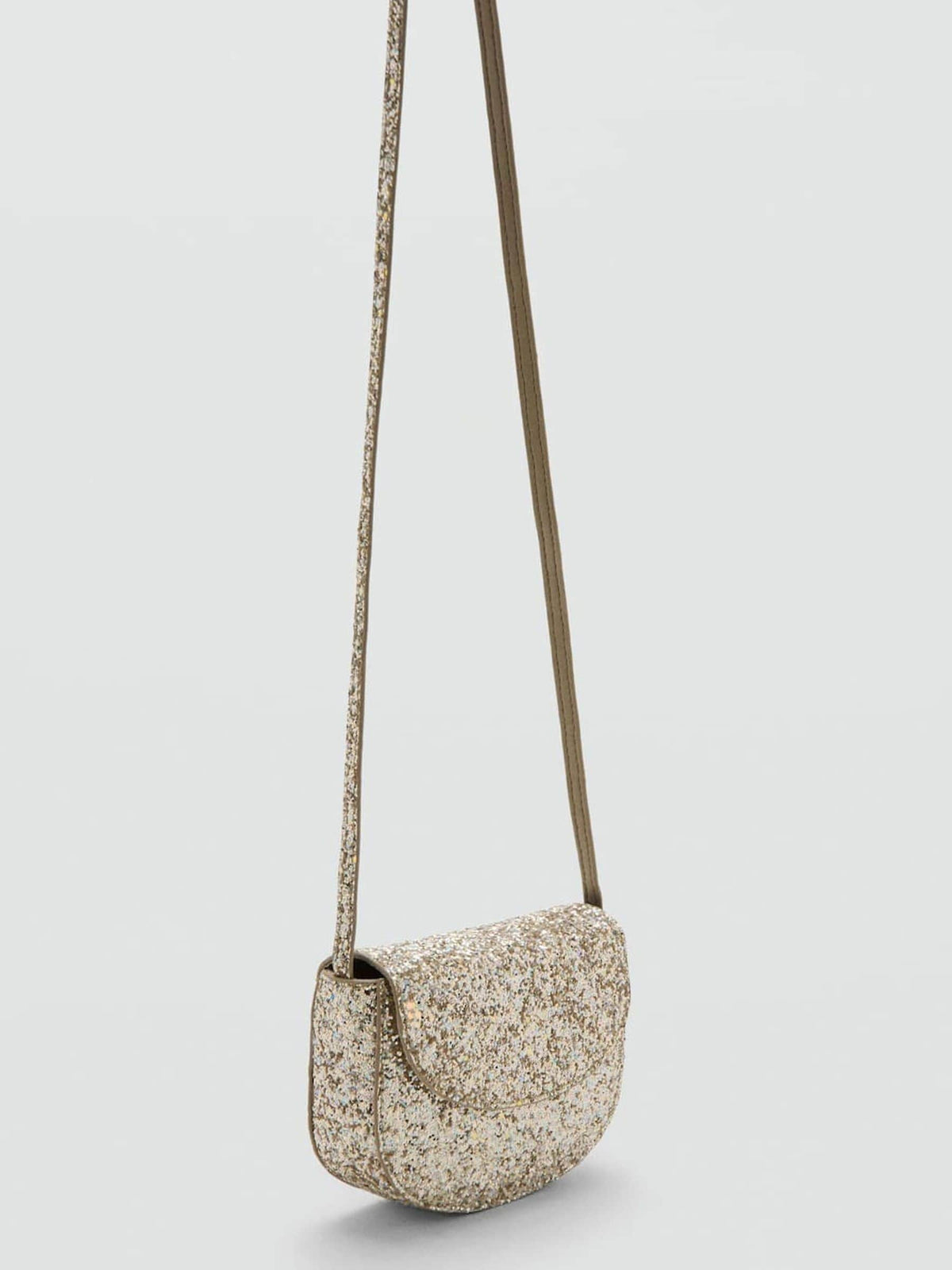 Mango gold sequin mini bag crossbody, UK version