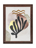 The Art Group Cream Coral framed canvas 58x78cm - British product
