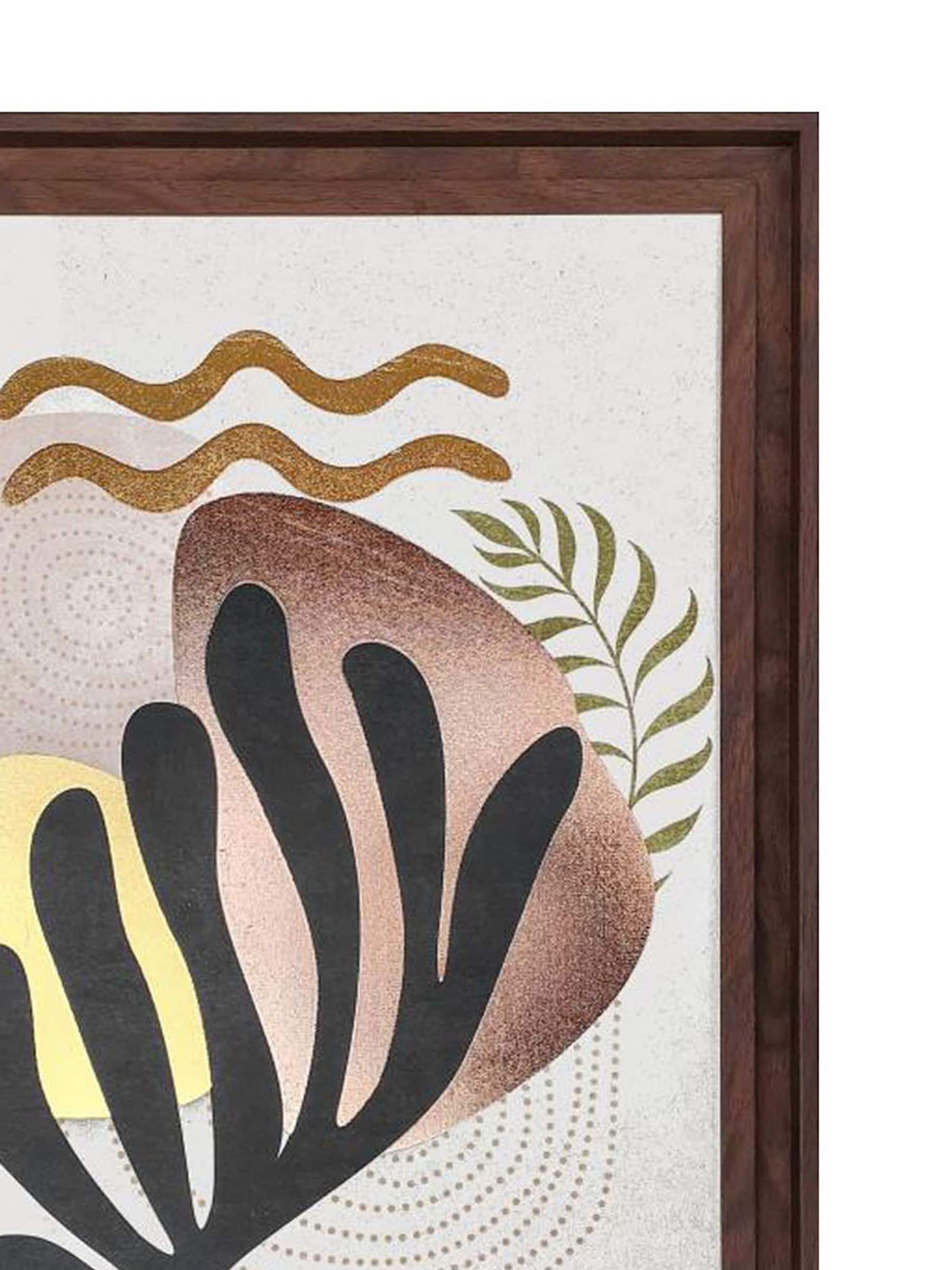 The Art Group Cream Coral framed canvas 58x78cm - British product