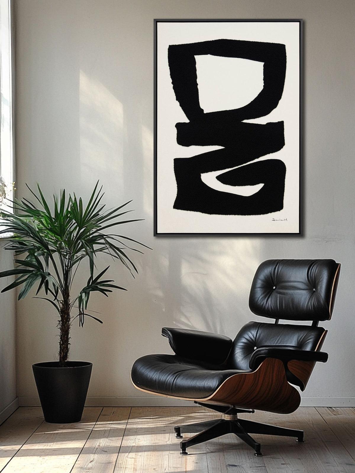 The Art Group abstract framed canvas Abstract 1 65x95cm - British product