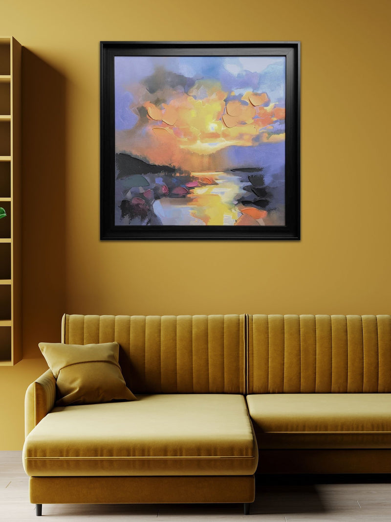 The Art Group Orange Pentland Awe framed canvas 68cm, UK version