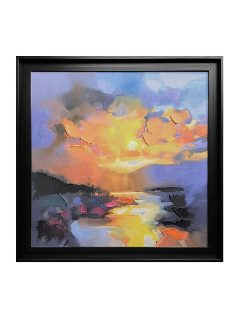 The Art Group Orange Pentland Awe framed canvas 68cm, UK version