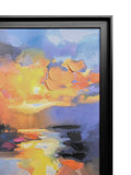 The Art Group Orange Pentland Awe framed canvas 68cm, UK version