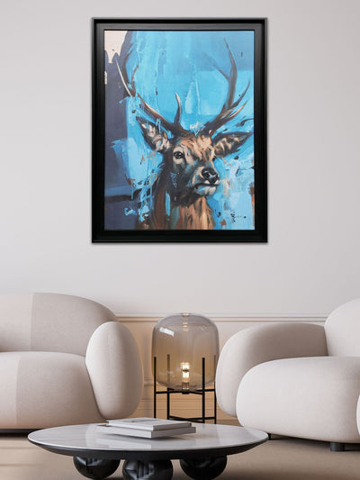 Next The Art Group Blue Echoes of Solitude Framed Canvas- Buy online at McGrocer