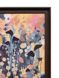 The Art Group Pink Golden Harvest 3 framed canvas (British brand)