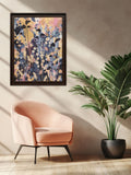 The Art Group Pink Golden Harvest 3 framed canvas (British brand)
