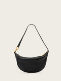 AllSaints Black Luna Micro Bag leather handbag (British brand)