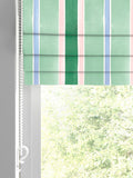 Bluebellgray Seaglass Seaside Stripe roman blind custom size (British brand)