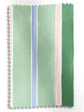 Bluebellgray Seaglass Seaside Stripe roman blind custom size (British brand)